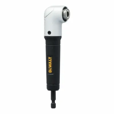 DEWALT Right Angle Attachment: Cordless Drills Compatible, 8 in Overall Lg - Right-Angle Drill Attachments