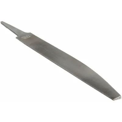 NICHOLSON Knife File: Double-Cut Face Cut, Single Edge Cut, Smooth Cut, 6 in Lg without Tang - Double-Cut Knife Files