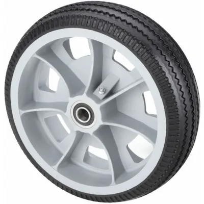 B & P MANUFACTURING Flat-Free Solid Rubber Wheel - Flat-Free Solid Rubber Wheels