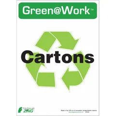 Non-retroreflective, non-glow-in-the-dark plastic adhesive signs for marking floor or wall areas. Sold in a 5-pack. Suitable for use in industrial facilities, warehouses, and commercial worksites to indicate spacing or safety zones.