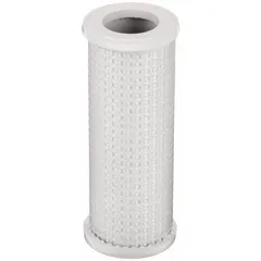 Coalescing replacement filter element for compressed air systems. Constructed from stainless steel with a 1 micron filtration rating. Designed to remove oil, water, and particulate contaminants from compressed air lines. Suitable for use in pneumatic controls, instrumentation, and industrial manufacturing processes requiring clean, dry air.
