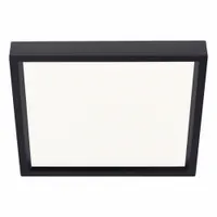 Square Downlight: 4 in Dia, Black, 5/8 in Ht, 650 lm, 3000K, 10 W, 120 to 277V AC (MPN S4S830K7BKZ10U)