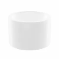 OILITE Sleeve Bearing: Glass-Filled PTFE, 1 1/4 in Bore, 1 1/2 in OD, 1 in Overall Lg, White (MPN GS-2024-08B)