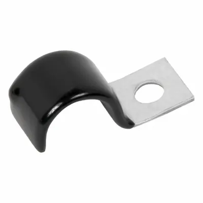 KMC Cable Clamp: Galvanized Steel, For 3/16 in Max OD (MPN CHV0409Z1) - Standard Strap Clamps