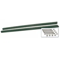 Sign Post: Square Sign Post, Plastic, 120 in Sign Post Lg, 3 1/2 in Sign Post Wd, Green, 2 PK (MPN UVMCP-WOODGRN)
