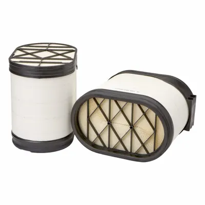 FLEETGUARD Automotive Air Filter Pack: Round, 13 1/16 in Outside Dia, 14 5/16 in Overall Lg - Round/Oval Engine Air Filters