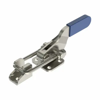 JERGENS Latching Toggle Clamp: Horizontal, Auto Latch Release Latch Release - Horizontal U-Latch Toggle Clamps