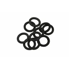 Replacement O-ring for wash fountain hardware. Made of nitrile rubber, resistant to oils and water. Sold in a 10-pack for maintenance use.