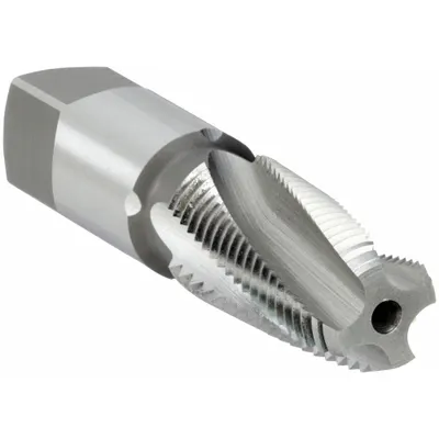 OSG Pipe and Conduit Thread Tap: 1/8"-27 NPT/ANPT, 4 Flute, High Speed Steel (MPN 1250500) - Short-Projection Spiral-Flute Pipe Taps