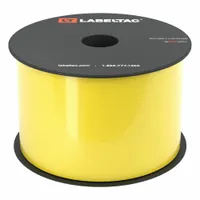 LabelTac Pro Model Reflective Supply: 3 in x 75 ft, Vinyl, Yellow (Gloss), Indoor/Outdoor (MPN LT301RF)