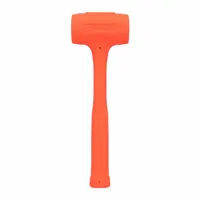 Dead Blow Hammer: Steel Handle, 2 5/8 lb Head Wt, 2 1/2 in Hammer Face Dia, 14 in Overall Lg (MPN 57-533A)