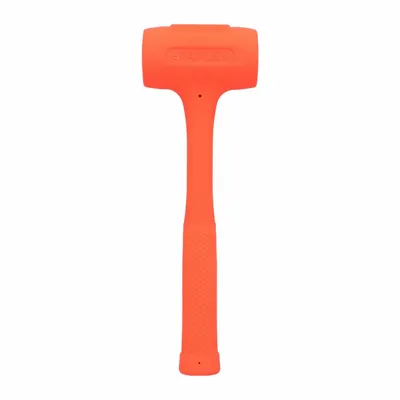 STANLEY Dead Blow Hammer: Steel Handle, 2 5/8 lb Head Wt, 2 1/2 in Hammer Face Dia - Standard Dead-Blow Hammers