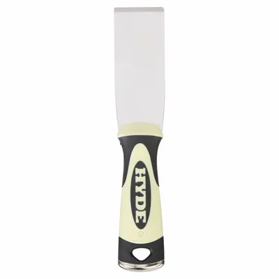 HYDE Scraper: Bld. Mat. Carbon Steel, Hdl. Mat. Polypropylene/TPE, Stiff - Standard Scrapers