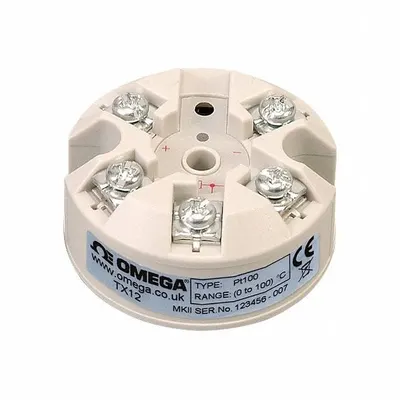 OMEGA Sensor: -40°C to 85°C, Transmitter - Standard Temperature Transmitters with Head-Mount