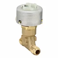 Hydronic Globe Valve: 2-Way, 1.6 CV Flow, 3/8 in Female Flare, Brass Body, Stainless Steel Stem, NO (MPN VP527A1034/U)