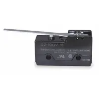 OMRON Snap Action Switch: Hinge Lever Actuator, 3NO/3NC, Screw (MPN DZ-10GV-1B)