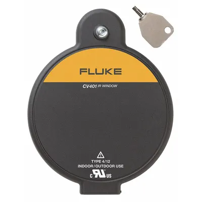 FLUKE Infrared Window: Viewing Panes, 450°F Optic Max Temp, -40°F Min Op Temp °F