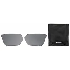 This replacement lens is designed for ESS ROLLBAR™ Series safety glasses. It features a smoke gray tint to reduce glare and a scratch-resistant coating for extended service life. Suitable for industrial environments where impact protection and optical clarity are required.