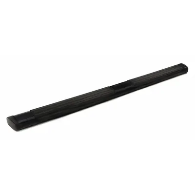 LUND Nerf Bars: Oval, 82 in Overall Lg, 6 in Overall Wd, 6 in Overall Ht, Black - Oval Nerf Bars