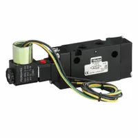 PARKER Solenoid Air Control Valve: B5, Four-Way / Two-Position, Single Solenoid, 120V AC, 1/4 in NPT (MPN B511ACH53C)