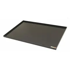 Polypropylene spill tray for containing chemical spills and drips beneath fume hoods. Measures 36 inches overall length by 24 inches overall width. Compatible with P5-36-XT-G fume hood model.