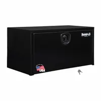 BUYERS PRODUCTS Underbody Truck Box: Underbody Truck Box, Single Drop-Down Door Door, Black, Steel (MPN 1702306)