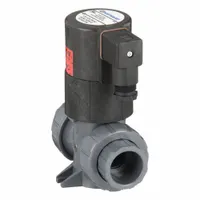 HAYWARD Solenoid Valve: 2-Way, Normally Closed, 1 in Pipe Size, 120V AC, Inline Single, PVC Body (MPN SV10100STE)