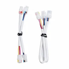 This wire kit includes two sets of wires for use with 24-inch HUNTER downrods. It is intended for ceiling fan installation or repair to connect the fan motor to the electrical supply. The accessory is white.
