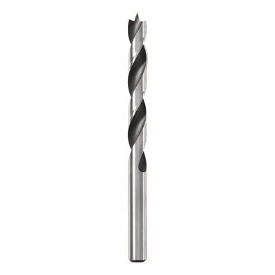 IRWIN Brad Drill Bits: 3/8 in Drill Bit Size, 5 1/4 in Overall Lg, 3/8 in Shank Dia - High-Speed Steel Brad-Point Drill Bits