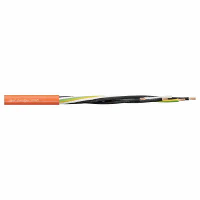 CHAINFLEX Motor Cable: 16 AWG, 1 Conductors, Order by the Foot, PVC Jacket - Continuous Flexing Power Cables