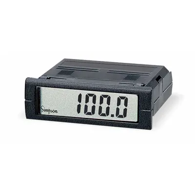 SIMPSON ELECTRIC Digital Panel Meter: 1,999 Display Span - Max, 0 V DC – 32 V DC, High Contrast - DC Voltage Digital Panel Meters