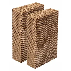 This portable evaporative cooler and misting cooler uses cellulose media to cool air through evaporation. It is suited for agriculture and horticulture environments such as greenhouses, livestock areas, and outdoor workspaces to help manage temperature and humidity.