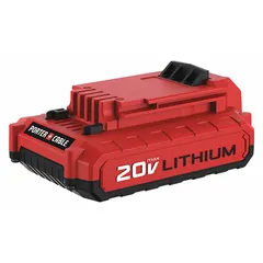 The PCC682L is a 20V MAX* lithium-ion battery with a 2 Ah capacity, designed for use with PORTER CABLE 20V cordless tools. It provides portable power for drills, saws, impact drivers, and other compatible equipment in construction, woodworking, and maintenance applications.