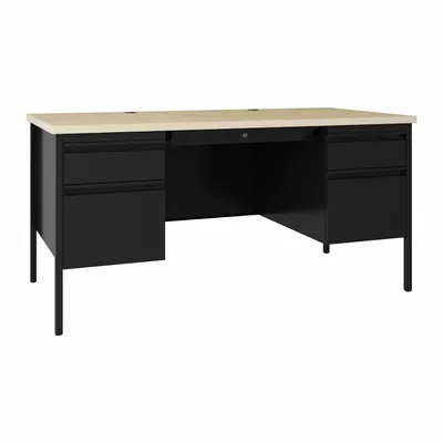 HIRSH Double Pedestal Desk - Pedestal Desks