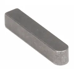 Replacement key for HOBART H600T food mixers. Used to secure or align components during mixer maintenance and repair. Ensures proper fit and function of keyed parts in commercial kitchen equipment.