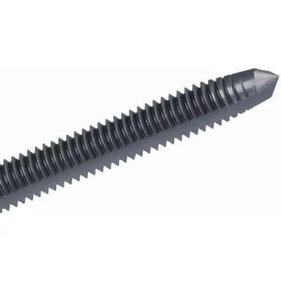 CLEVELAND Straight Flute Hand Tap: #6-32 UNC, H3 / 2B, 2 Flute, Plug Chamfer (MPN C83889) - General Purpose Hand Taps