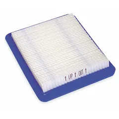 Replacement air filter cartridge for compatible BRIGGS & STRATTON engines. Filters incoming air to protect the engine from dust and debris. Direct-fit component for specified outdoor power equipment such as lawn mowers and generators. Compatible manufacturer number 12S452-0049-F8.