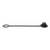 Dust Plug: Molded Rubber, 1/2 in Fitting Size (MPN 5205-4M)