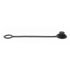 Molded rubber hydraulic hose plug designed to seal and protect system components from dirt, moisture, and debris during storage, transport, or maintenance. Fits 1/2 in fittings. Suitable for temporary sealing in industrial and mobile equipment applications.