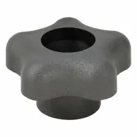INNOVATIVE COMPONENTS Hand Knob: 5 Point, Plastic w/ Steel Thread, 1/4"-20 Thread, 1.75 in Dia (MPN GN4C----5S3A-21)