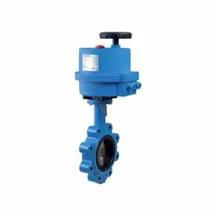 BONOMI Electrically Actuated Butterfly Valve: For Air/Water Media, Ductile Iron, 24V AC/DC, Lug (MPN E541S-002-6). Key specifications — Input Control Signal: Manual; Brand: BONOMI; Disc Material: Stainless Steel.