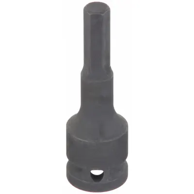 WESTWARD Impact Socket Bit : Metric, 6 mm Tip Size, 2 23/64 in Overall Lg - Hex Impact Bit Sockets
