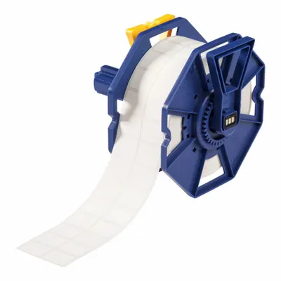 BRADY Pre-Cut Label Stock Roll: 3/4 in x 1 in, Acrylic, Permanent Adhesive, 1,000 Labels - Brady Inkjet Precut Label Rolls