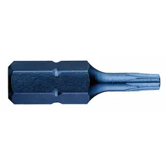 Insert Torx bit with T10 size and hex shank, made of S2 steel. Designed for use with compatible power tools and hand drivers in assembly, maintenance, and repair tasks. Sold as a 5-pack.