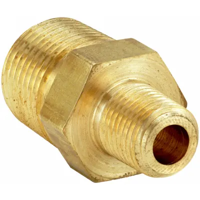 PARKER 3/8 X 1/8 FF-B Brass Male NPT Threaded Extreme-Pressure - Threaded Extreme-Pressure Hydraulic Pipe Fittings