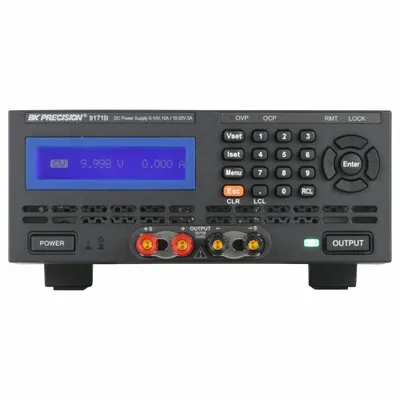 B&K PRECISION DC Power Supply: Dual Range DC, Included, 3.4 in H x 8.3 in W x 16.3 in D - Dual Range DC Power Supplies
