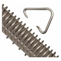 Conveyor Belt Lacing: Stainless Steel, #1, 12 in Lacing Lg, For 1/8 in Max Belt Thick, 12 PK (MPN 28001410)