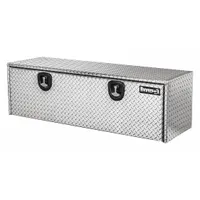 BUYERS PRODUCTS Underbody Truck Box: Underbody Truck Box, Single Drop-Down Door Door, Silver, Keyed (MPN 1705120)