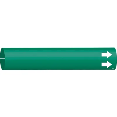 BRADY 4011-A Blank Snap-On Pipe Marker - Blank Snap-On Pipe Markers