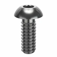 Socket Head Cap Screw: #10-24 Thread Size, 1/2 in Lg, Button, NL-19, Stainless Steel, 18-8, 100 PK (MPN FBBHSCAPS102412P100)
